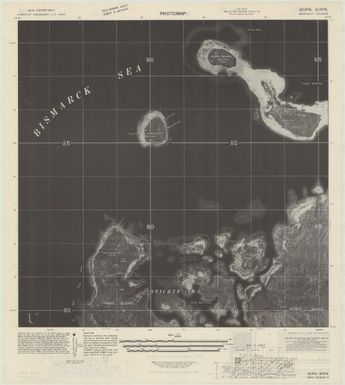 Special map Admiralty Islands (Sopa Sopa , back)