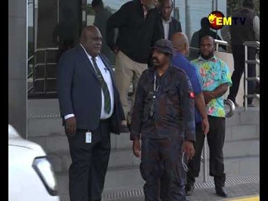 MINISTER CONDEMNS DAMAGES