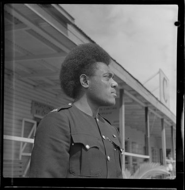 Unidentified policeman, Nadi, Fiji