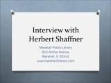 Herbert Shaffner -- 1994-12-08