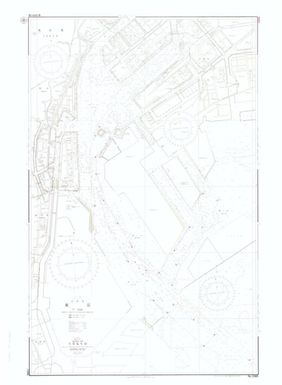 [Japan nautical charts].: Nippon. Tōkyō Wan. Keihin Kō. Tōkyō. (Sheet 1065)