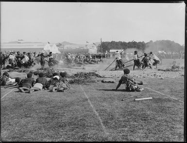 Fijian firewalkers at the New Zealand International Exhibition, Christchurch