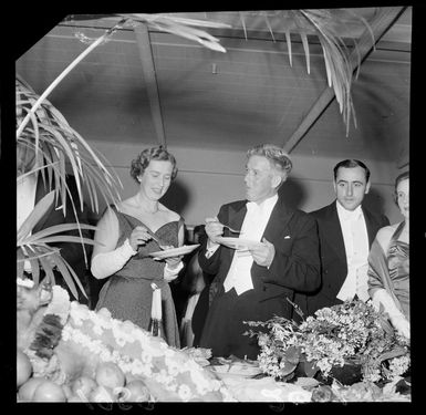 Unidentified guests at Lower Hutt Plunket Society's Hawaiian Island Ball