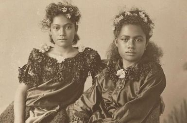Two Samoan Women in Satin