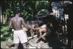 Carrying body to the shrine for burial