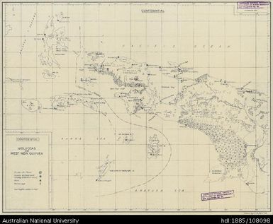 Indonesia, Moluccas and West New Guinea, 1957, 1:63 360