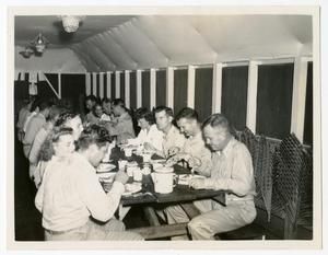 [Servicemen and Flight Nurses Seated At Annivesary Party, #2]