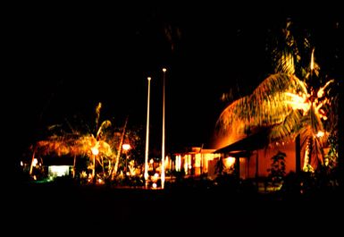 The Travelodge grounds, Taveuni, 1971