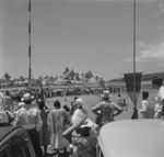 French Air Force Lancaster at the opening of Faa Airport Papeete.