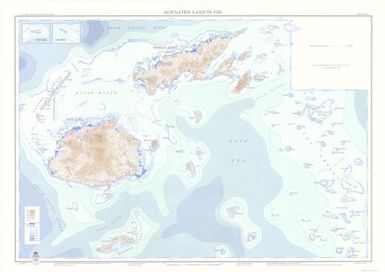 The soil resources of the Fiji Islands: Alienated land in Fiji (1:760,320) (Sheet 9)