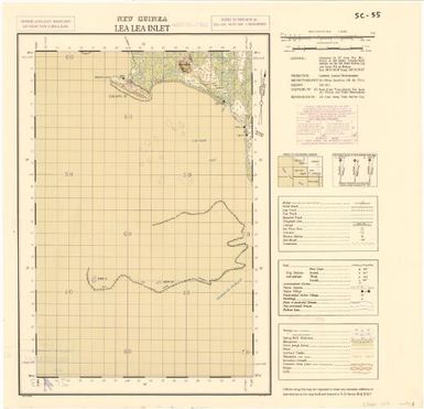 Lea Lea Inlet / compilation by, 2/1 Aust. Topo. Survey Coy. from air photos and field observations ; reproduction by, 2/1 Aust. Topo. Survey Coy