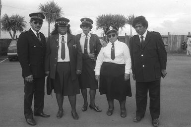 Maori wardens. Pacific Trades Union Conference, Ōrākei Marae