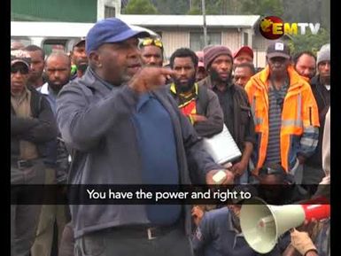 Protest Against EC