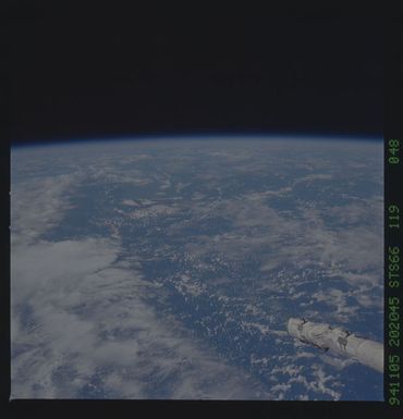 STS066-119-048 - STS-066 - Earth observations during STS-66