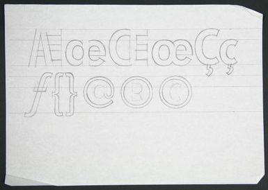 Churchward Legible Bold Condensed Sketch