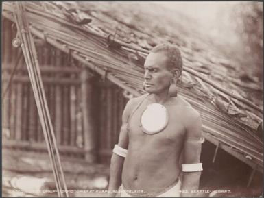 David, the chief of Ruapu, Malaita, Solomon Islands, 1906 / J.W. Beattie