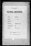 Patrol Reports. Western District, Kiunga, 1937 - 1939