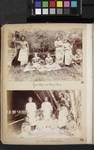 Fijian chief and group (Rewa); Fijian women (students wives), [c1880 to 1889]