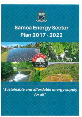 Samoa Energy Sector Plan 2017-2022