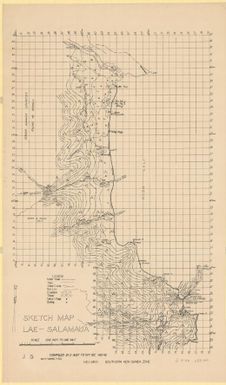 Sketch map Lae-Salamaua / compiled by 2 Aust. Fd. Svy. Sec. Nov 42