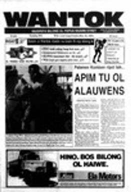 Wantok Niuspepa--Issue No. 0976 (March 18, 1993)