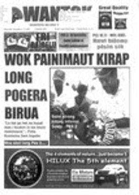 Wantok Niuspepa--Issue No. 1633 (November 03, 2005)