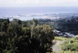 French Polynesia, view of Papeete and harbor