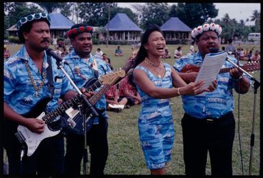 South Pacific Festival of the Arts, Apia, 1996. Performers from the Marianas