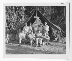 [Servicemen In Front of VMF-223 Ready Tent]