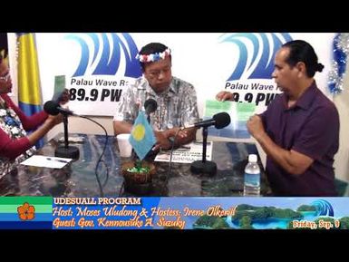 Udesuall w/Gubernatorial Candidate Kennosuke A. Suzuky for Angaur State Governor (9/09/22)
