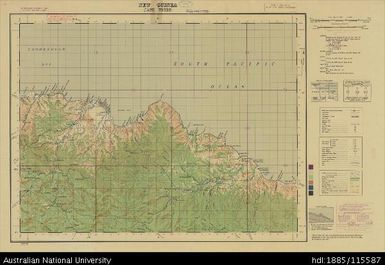 Papua New Guinea, Southern New Guinea, Cape Frere, 1 Inch series, Sheet 1790, 1945, 1:63 360