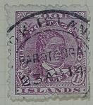 Stamp: Cook Islands One and a Half Pence