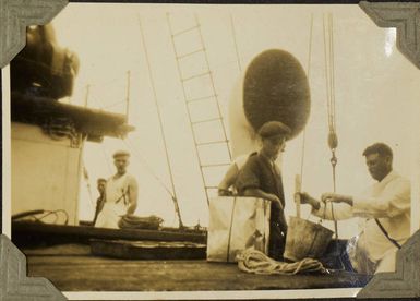 Niuafo'ou, or Tin Can island postal delivery, 1928