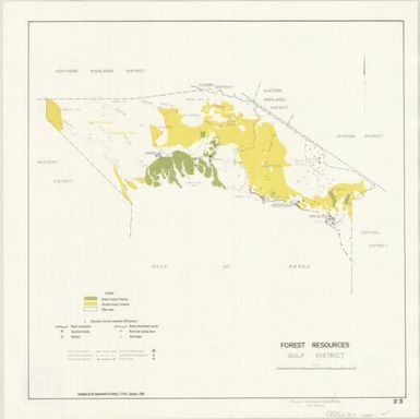 Forest resources: Gulf District (Sheet 2.3)