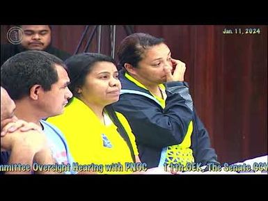 11th OEK, The Senate CCYSA Committee Oversight Hearing with PNOC 1.11. 2024