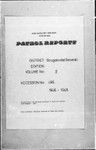 Patrol Reports. Bougainville District, Bougainville, 1946 - 1948