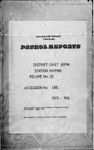 Patrol Reports. East Sepik District, Maprik, 1973 - 1974