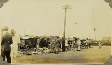 Roadside market in Fiji?, 1928