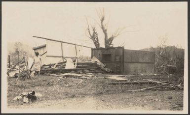 Hurricane damage at Labasa, December 1929