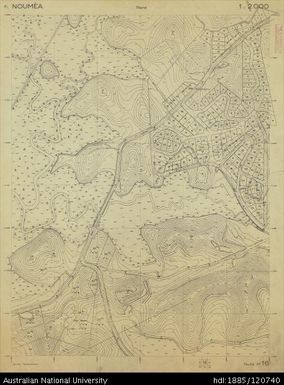 New Caledonia, Noumea, Sheet 16, 1:2 000