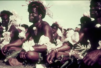 Travel photos Fiji. Group of dancers