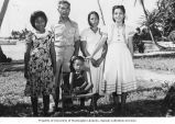 Cappelle DeBrum with family, Likiep Island, summer 1949