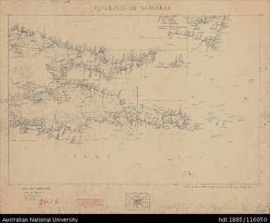 Papua New Guinea, Fourmil of Samarai, Fourmil series, Sheet 54, 1959, 1:253 440