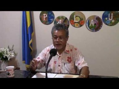 Candidate for the Senate Minister Greg Ngirmang- (8/9/16)