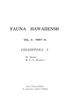 Fauna hawaiiensis