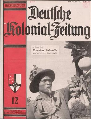 Deutsche Kolonialzeitung, 50. Jg. 1. Dezember 1938, Heft 12.