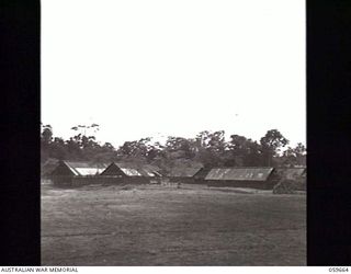 SOGERI, NEW GUINEA. 1943-11-04. A SECTION OF THE SCHOOL, SHOWING BARRACKS AND ADMINISTRATIVE BUILDINGS OF THE NEW GUINEA FORCE TRAINING SCHOOL
