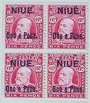 Stamps: New Zealand - Niue Six Pence