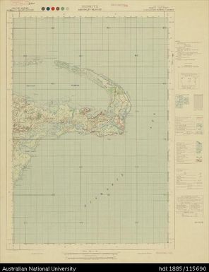 Papua New Guinea, Admiralty Islands, Momote, 1 Mile series, Sheet 196, 1952, 1:63 360