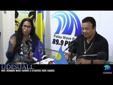 UDESUALL TALK SHOW WITH NGIRMANG MOSES ULUDONG & IRENE OLKERIIL